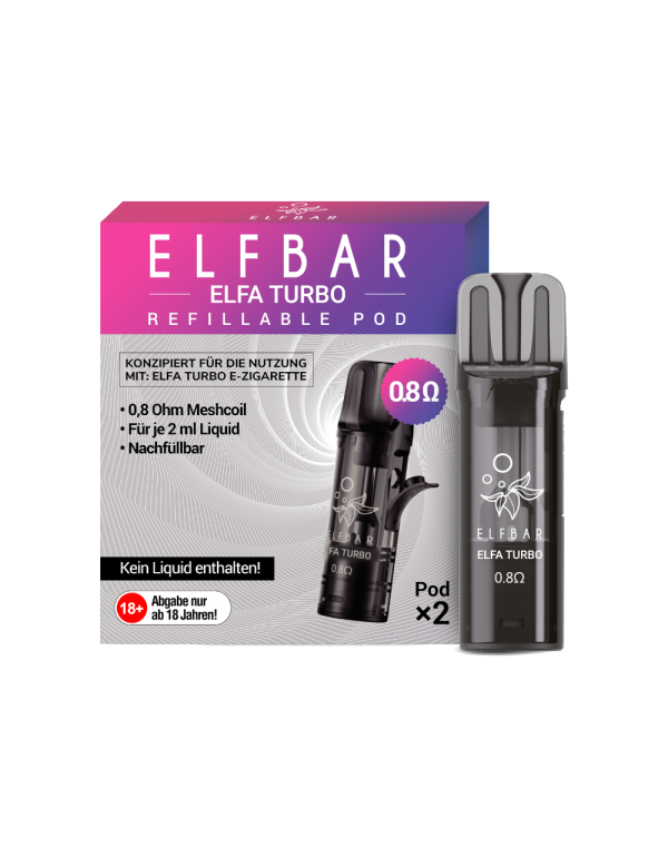 Elfbar Elfa Turbo Pod (2 Stück pro Packung)