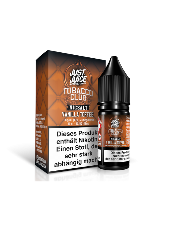 Just Juice - Tobacco Vanilla Toffee - Nikotinsalz ...