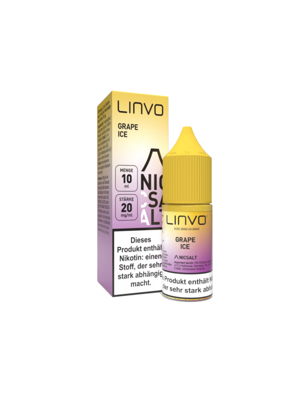 Linvo - Grape Ice - Nikotinsalz Liquid