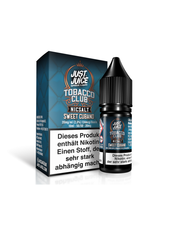 Just Juice - Sweet Cubano - Nikotinsalz Liquid