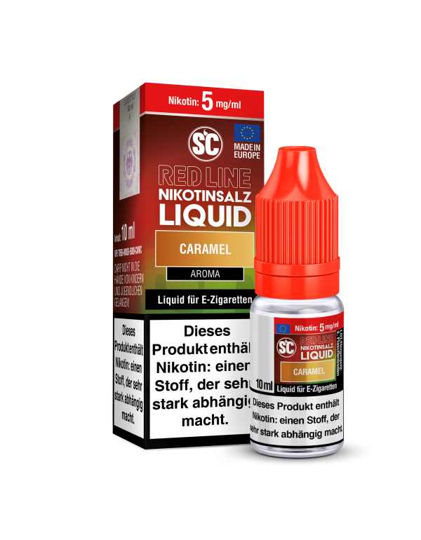 SC - Red Line - Caramel - Nikotinsalz Liquid