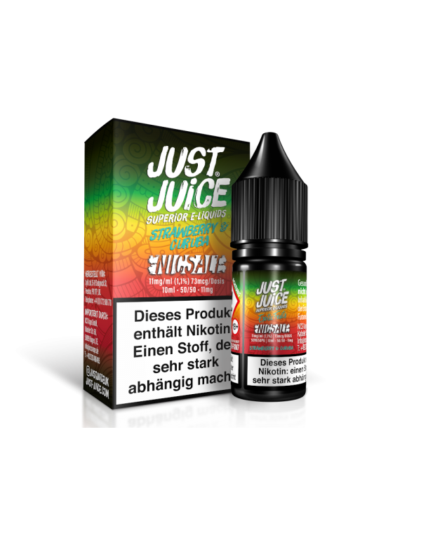 Just Juice - Strawberry & Curuba - Nikotinsalz...