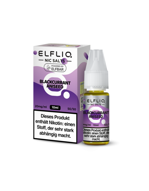 ELFLIQ - Blackcurrant Aniseed - Nikotinsalz Liquid