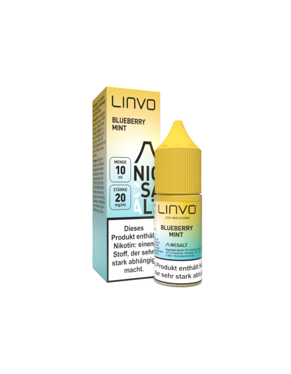 Linvo - Blueberry Mint - Nikotinsalz Liquid