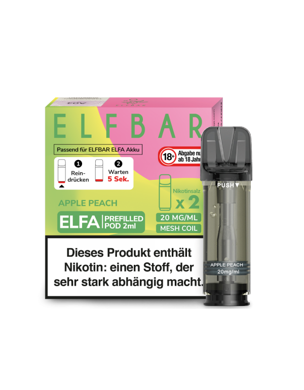 Elfbar Elfa Pod (2 Stück pro Packung)