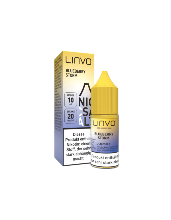 Linvo - Blueberry Storm - Nikotinsalz Liquid