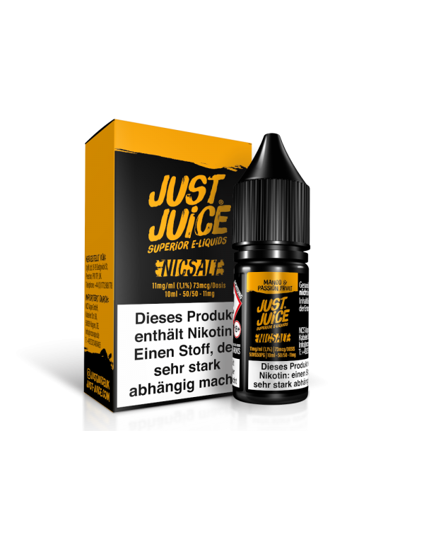 Just Juice - Mango & Passion Fruit - Nikotinsa...