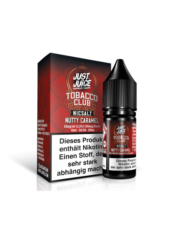 Just Juice - Nutty Caramel - Nikotinsalz Liquid