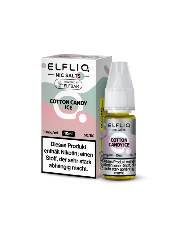 ELFLIQ - Cotton Candy Ice - Nikotinsalz Liquid