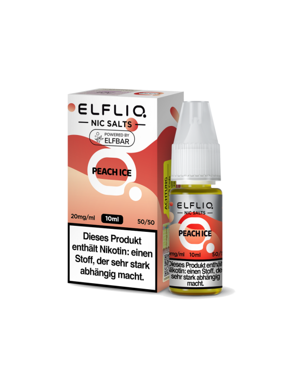 ELFLIQ - Peach Ice - Nikotinsalz Liquid