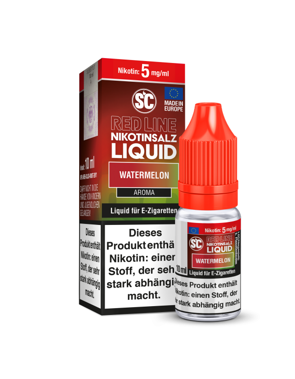 SC - Red Line - Watermelon - Nikotinsalz Liquid