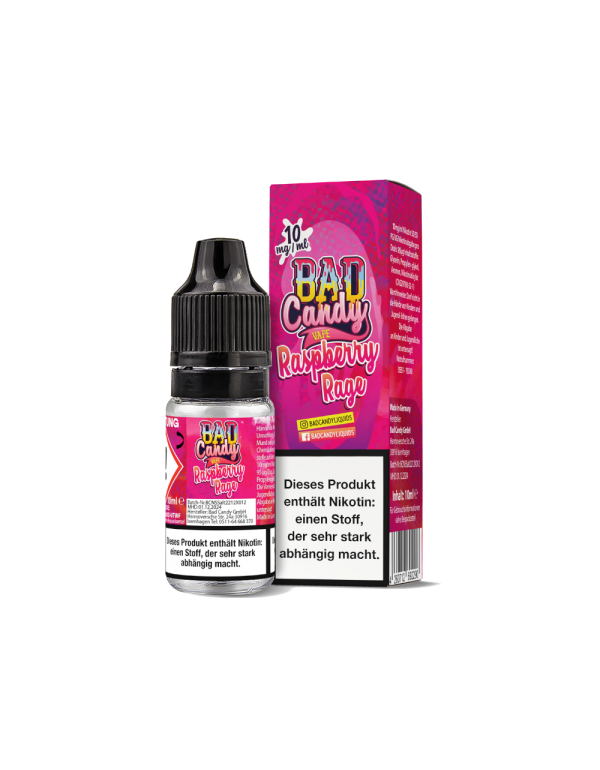 Bad Candy Liquids - Raspberry Rage - Nikotinsalz L...