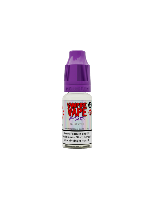 Vampire Vape - Black Jack - Nikotinsalz Liquid