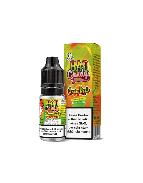 Bad Candy Liquids - Angry Apple - Nikotinsalz Liqu...