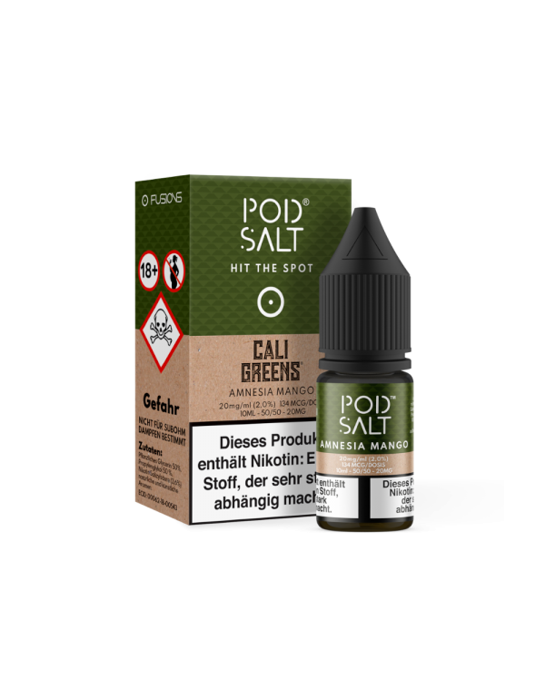 Pod Salt Fusion - Amnesia Mango - Nikotinsalz Liqu...