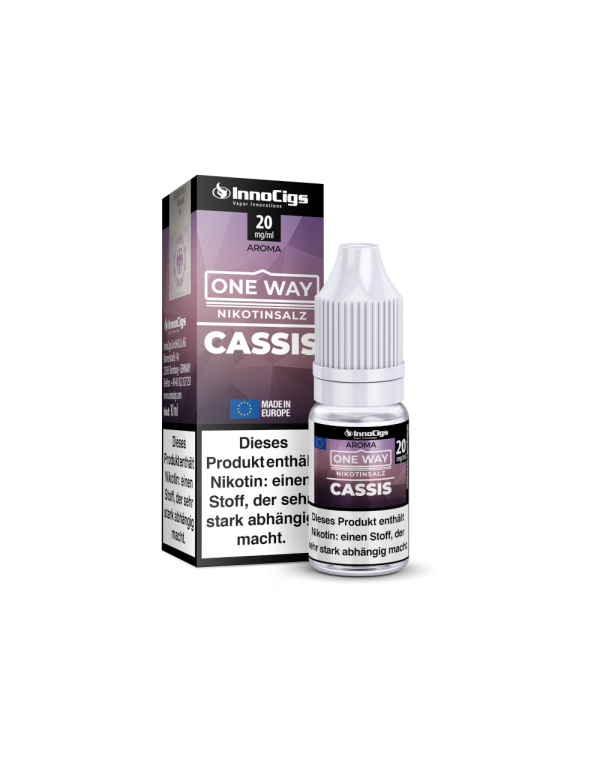 InnoCigs - One Way - Cassis - Nikotinsalz Liquid