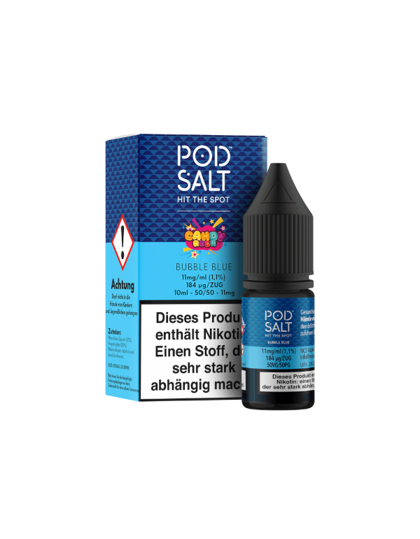 Pod Salt Fusion - Bubble Blue - Nikotinsalz Liquid