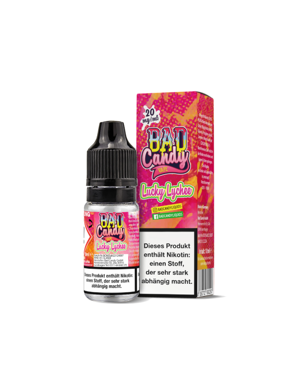 Bad Candy Liquids - Lucky Lychee - Nikotinsalz Liq...