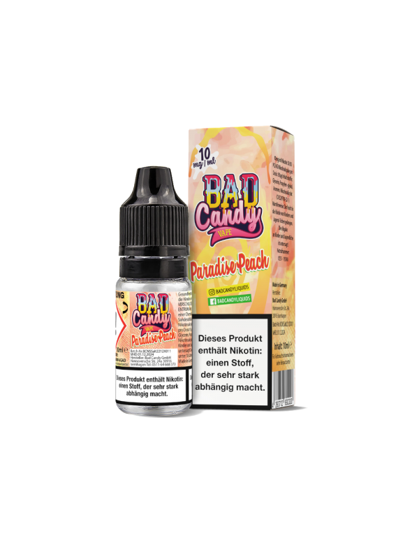 Bad Candy Liquids - Paradise Peach - Nikotinsalz L...